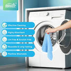 Blue Microfiber Cleaning Cloths, 20 Pack Cleaning Rags - Lint Free & Scratch-Free Microfiber Towels for Cars, House & Kitchen, Absorbent Cleaning Towels, 11.5 x 11.5 Inch
