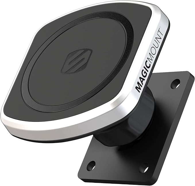 MagicMount Pro2 Magnetic Car Cell Phone Holder with AMPS Mounting Plate for /ProClip Vehicle Specific Mount Bases, Phone Stand Compatible with MagSafe, iPhone, Samsung