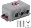 12v Car Heater 400w-600w Dual Power 3 Hole 12 Volt Heater | Portable Defroster For Windshield Fast Heating, Ideal For Car Truck Utv Suv Winter 12v Heater Utv Heater