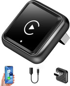 2 in 1 Wireless CarPlay Adapter for iPhone & Android | Wired to Wireless Car Play Adapter, Wireless Android Auto Adapter, USB C, Plug & Play for Factory Wired CarPlay Cars
