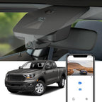 4K Dash Cam Suitable for Ford Ranger 2019-2023 XL XLT Lariat (Has Rain Sensor), OEM Factory Look, UHD 2160P Video, Built-in WiFi & APP, Loop Recording, G-Sensor, Easy to Install, 64GB Card