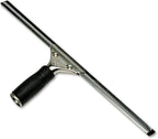 Professional Steel Window and Glass Squeegee with Replacement Rubber, 16 Inch (Pack of 1)