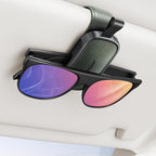 Sunglasses Holder for Car Visor, Magnetic Sunglass Organizer Clip Universal for Car SUV Truck Pickup, Jeep Wrangler Accessories