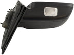 Driver & Passenger Side Mirror Set with Heat with Puddle Light without Blind Spot Indicator Compatible with 2006-2010 Ford Fusion Mercury Milan FO1320327 FO1321327