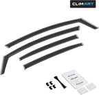 in-Channel Incredibly Durable Rain Guards for Honda Civic 2012-2015 Sedan, Original Window Deflectors, Vent Window Visors, Vent Deflector, 4 pcs. - 612309