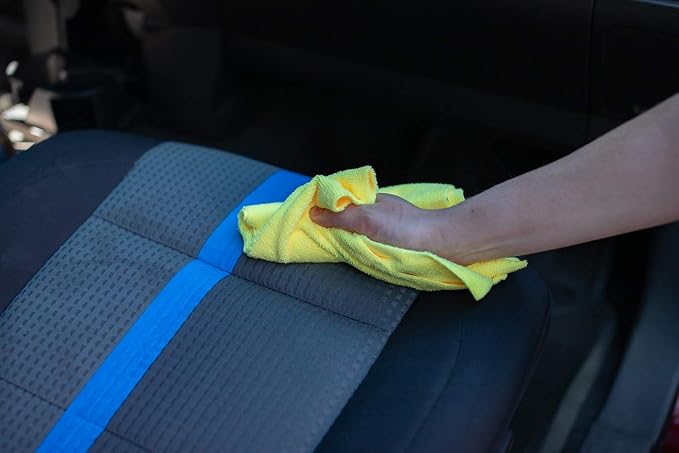 Edgeless 300 - Microfiber Detailing Towels, Perfect for Removing Polishes, Sealants, and Glaze; Great for Interior Cleaning and Dirty Jobs; 300GSM, 16in x 16in, Ice Grey (10-Pack)