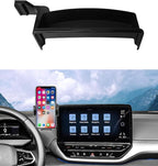 Car Phone Holder for 2020-2024 Volkswagen ID.4 VW ID4 Accessories Phone Mount with Dash Organizer 12-Inch Screen Cell Phone Stand Hands-Free 360 Degree Rotation(Not for 12.9-inch Screen)