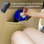 Cup Holder Trash Can, Leakproof Car Trash Can with Lid, Trash Bin for Car Accessories, Mini Garbage Bin Organizer for Automotive Office Home Kitchen, Applicable to Women and Men