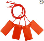 4PCS 12V 15W Silicone Heating Pad Rubber Flexible Heater Mat 50mm X 100mm