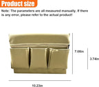 Car Window Armrest Storage Box, Leather Car Side Door Armrest Organizer Storage Bag with Multiple Pockets, Universal Comfortable Elbow Rest Pad Cushion for Auto Interior Accessories (Beige)