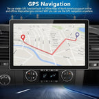 11.5inch Car Radio Stereo for Chevy Chevrolet Silverado 2007-2013 Tahoe Equinox GMC Sierra Yukon with Android 13 CarPlay Android Auto Bluetooth FM Backup Camera【4Core+64GB】