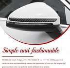 4PCS Car Door Anti-Collision Strip, Car Door Edge Guards, Anti-Scratch Auto Bumper Protector Trim, Auto Exterior Accessories Carbon Fiber Front and Rear Bumper Guard Sticker for Most Vehicles