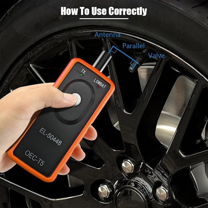 TPMS Relearn Tool for GM Vehicles, EL-50448 Tire Pressure Monitor Sensor Activation Reset Tool OEC-T5, System Programming Training for Most Series Cars (Blue)