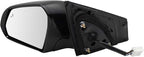 Driver & Passenger Side Power Heated Mirror Set Paint to Match Gloss Black with Turn Signal Blind Spot Compatible with 2015-2017 Hyundai Sonata HY1320228 HY1321228