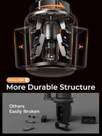 Upgraded Version Cup Holder Phone Holder 360° Adjustable Long Neck Car Phone Mount Golf Cart Phone Holder, Truck Jeep Accessories for iPhone 17 Air Pro Samsung Google and All 4-7'' Phone