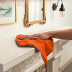 Microfiber Cleaning Cloths (Value Pack of 12) - Size 12 x 12 Inches, Highly Absorbent Cleaning Rags, Lint Free, Reusable and Washable, Microfiber Towels for Cars