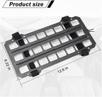 Vehicle Rigid MOLLE Panel, Car Sun Visor Organizer Tactical Gear Rack, EDC Pouch Tool Holster Truck Equipment Mount Plate, Auto Interior Modular Storage Shelf Accessories (Visor Panel)