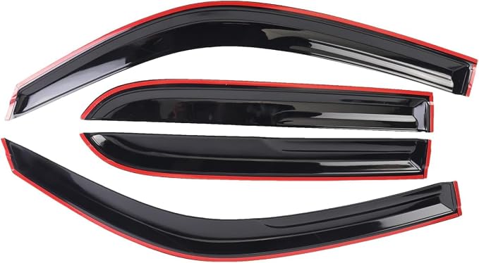 Durable Window Deflector for 1996-2002 Toyota 4 Runner, Original Tape-on Window Visors,rain Guards for Cars, 4 PCS WV94751
