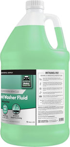 EV Windshield Washer Fluid, 128oz 4-Pack, 100% Methanol-Free, Winter Ready up to -15°F, Compatible with Electric Vehicles and Performance Cars (4-Pack)