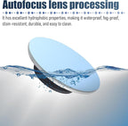 2PCS Car Blind Spot Mirror, Wide Angle HD Glass Round Convex Frameless Side Blindspot Mirror with Adjustable Stick, Auto Exterior Rear View Accessories for Wide Angle, Universal Fit