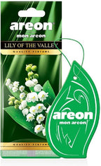 MA33 Hanging Best Car Air Freshener Lily of the Valley Scent, Paper Hanging Ornaments, Long Lasting Scent for Car or Home 12 Pack