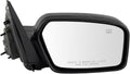 Passenger Side Mirror Assembly Power Heated Textured Black Compatible with 2006-2009 Ford Fusion 2006-2009 Mercury Milan