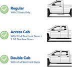 Window Visors Rain Guards for 1995-2004 Toyota Tacoma Regular Cab, Out-Channel Window Vent Wind Deflectors Visors Shades for 95-04 Tacoma Standard/Access Cab, 2PCS