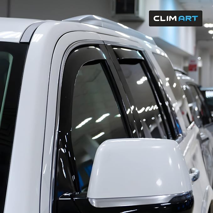 in-Channel Incredibly Durable Rain Guards for Cadillac Escalade 2015-2020, Original Window Deflectors, Vent Window Visors, Vent Deflector, 4 pcs. - 615289