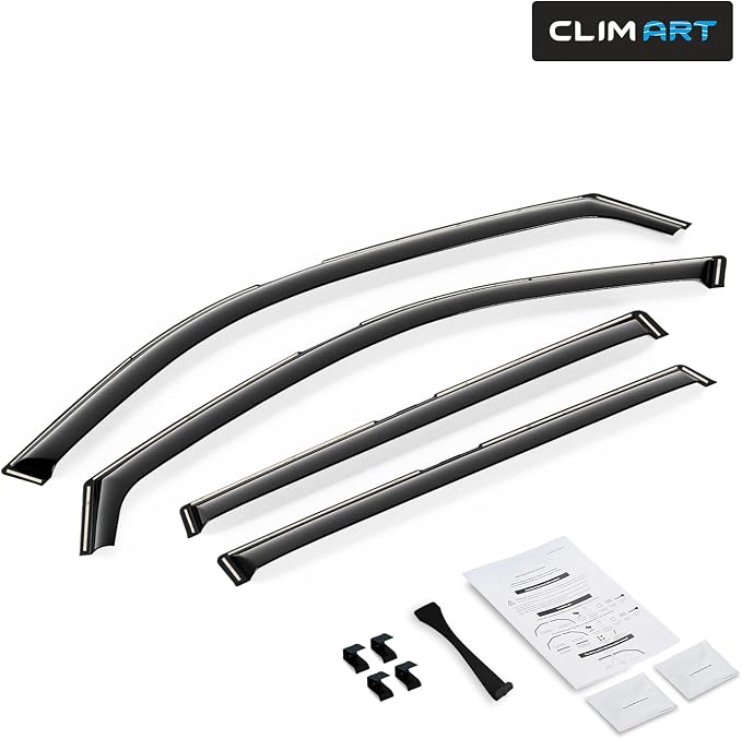 in-Channel Incredibly Durable Rain Guards for Kia Telluride 2020-2026, Original Window Deflectors, Vent Window Visors, Vent Deflector, 4 pcs. - 620440