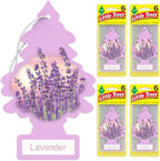 Air Fresheners Car Air Freshener. Hanging Tree Provides Long Lasting Scent for Auto or Home. Lavender, 24 Airs Fresheners (Pack of 6)