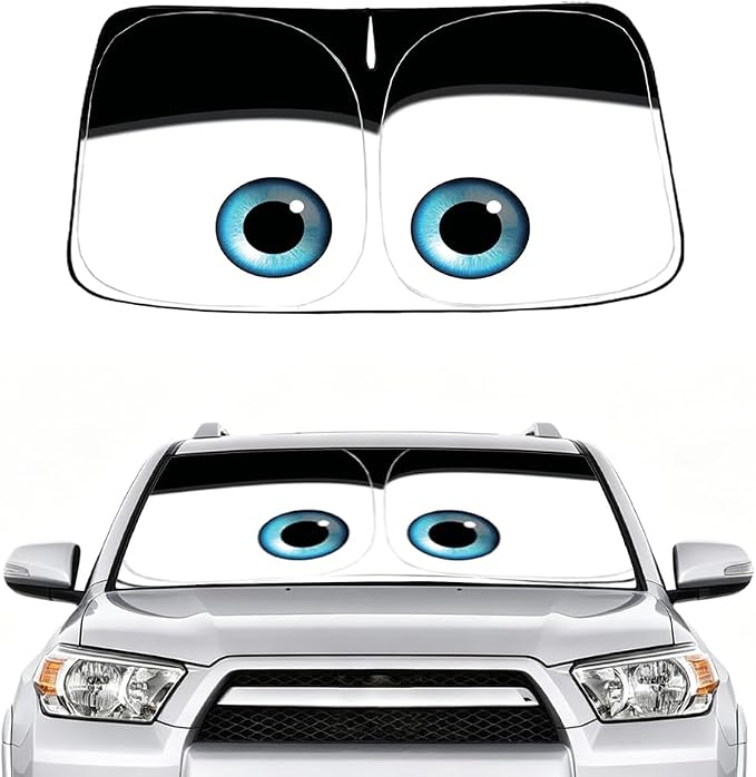 Windshield Sun Shade for Toyota 4Runner 2010-2023 2024 2025 2026, SR5, Trail, TRD (Off-Road, Premium, Pro) Limited Accessories Car Shades Front Windshield UV Heat Protector (4 Runner)