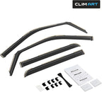 in-Channel Incredibly Durable Rain Guards for Ford F150 2021-2026 SuperCrew, Original Window Deflectors, Vent Window Visors, Vent Deflector, 4 pcs. - 621258