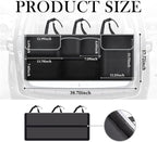Large Capacity Car Trunk Organizer,Six Pockets Trunk Storage Organizer with Adjustable Straps,Wear-Resistant Oxford Fabric Hanging Trunk Organizer for Car Truck SUV