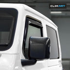 in-Channel Incredibly Durable Rain Guards for Jeep Wrangler JL 2018-2026/Jeep Gladiator 2020-2026, Original Window Deflectors, Vent Window Visors, Vent Deflector, 2 pcs. - 318169