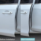 16.5 Ft (5m) Universal Car Door Edge Guards, Black | Rubber U-Shaped Trim Protector, No Glue Required