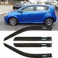4pcs Original Shatterproof Side Window Wind Deflectors for Chevrolet 2012-2020 Sonic Hatchback(5-Door),Rain Guards,Nice Looking Window Visors for Cars,Vent Deflector 94639