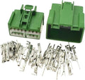 Automotive Connectors 1-20 Sets 16 Pin Hi*/gh Quality Auto Wiring Terminal Male Female Socket Car Unsealed Wiring Connector 7283-6453-60 7282-6453-60 DJ71612-2.2-11 DJ71612-2.2-21 Connectors(Male Fema