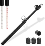 Semi Truck Tire Pressure Gauge Heavy Duty,Dual Head Tire Gauges for Tires Pressure Measure 1-10 Bar & 10-150 PSI,Semi Tires Pressures Gauge Semis Truck Tools for Semis Trucks,Car,RV