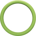 Car Steering Wheel Cover, Non-Slip Silicone Material, Multiple Color Choices, Universal Auto Parts Steering Wheel Cover, Suitable for Most Cars (Green)
