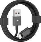 Car Carplay Cable, 3FT USB A to Lightning Cable Compatible for iPhone 14 13 12 11 Pro Max XR XS X 8 7 6 Plus SE iPad Charger Car Charging Cord (Black)