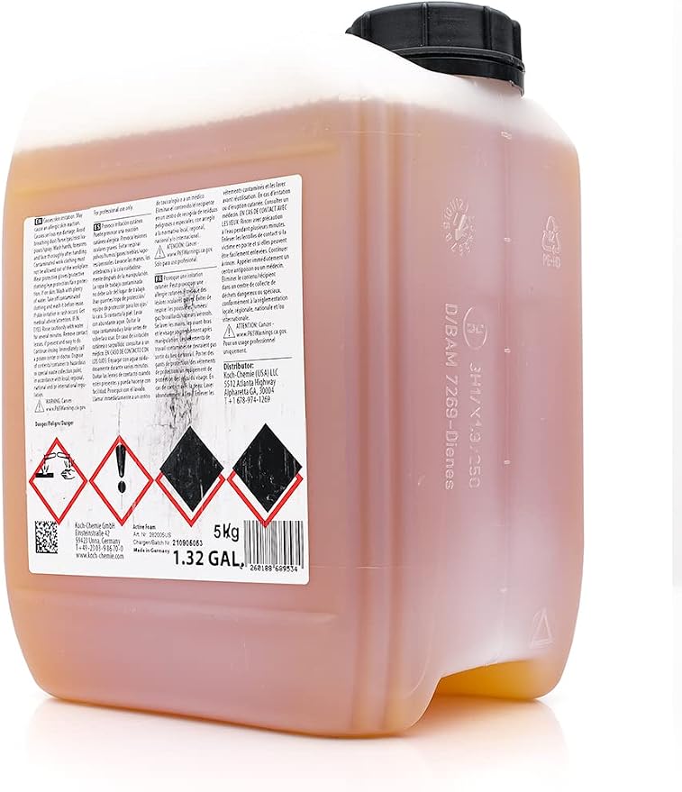 Active Foam - Phosphate and NTA Free, Paintwork Protective, Unique Foam Formulation, Long Lasting Sandalwood Aroma (5 Liters)