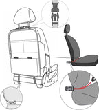 Seat Back Protector,Shields Seat Backs From Kicks and Adds Storage | kick mats back seat protector easy to install and clean, well-crafted, sturdy, durable and stylish.2 Pack