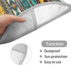 Sunflower Aztec Steering Wheel Cover Sun Shade 17 inch Anti-Heat Steering Wheel Cover Heat Reflector Universal Car Accessories Steering Wheel Sun Block Cover for SUV Trucks Van Sedan
