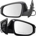 2 Piece Driver and Passenger Side Mirror Assembly Set Electric Adjustment Non-Heated No Memory Textured Compatible with 2013-2015 Toyota RAV4 TO1320309 TO1321309
