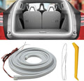 YoRise Car Trunk Light Strip, 157.48" Universal Flexible Auto Interior LED Lamp Strip Decoration, Waterproof Vehicle Trunk Ambient Lighting Accessories for Car SUV (White)