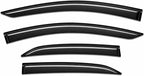 2018-2024 Tape-On Rain Guards for Toyota Camry Side Window Visor Deflectors, XV70 L LE SE XLE XSE Hybrid, Durable Tinted Vent Shades 2019 2020 2021 2022 2023