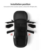 for New Tesla Model Y Juniper 2026 Front Door Pocket Insert Trash Can, Model Y Accessories Side Door Storage Organizer 2PCS TPE