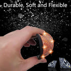 2pcs Bling Car Cup Holder Coaster, 2.75 inch Anti-Slip Shockproof Universal Fashion Car Coasters Insert Bling Crystal Rhinestone Automotive Interior Accessories for Women (2 pcs, Orange)