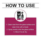 Anti Fog for Car Windshield - 100ml Anti-Rain Waterproof Coating, Defogger Spray with Microfiber Cloth, Auto Glass Cleaner, Truck Window Mist Repellents, Vehicle Shield for Outdoor Night Driving