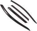 WD2-715 Dark Smoke 4 Pcs Set Window Visor (Outside Mount) Deflector Rain Guard Compatible with 2013-2017 Mazda CX-5